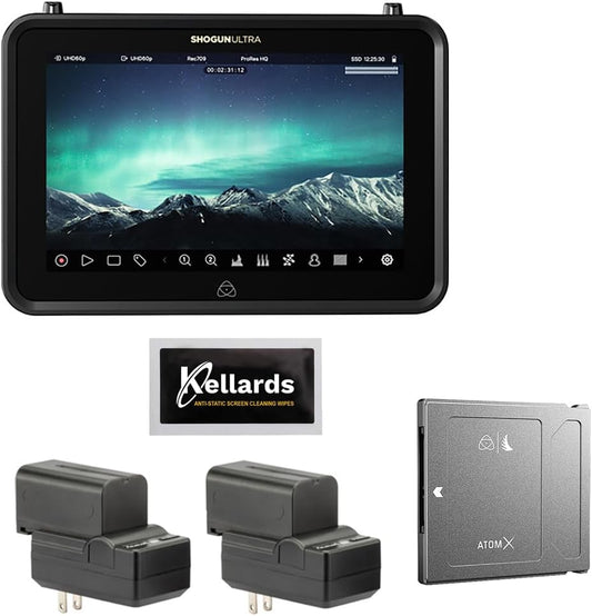 Atomos Shogun Ultra 8K Raw Recorder Monitor Bundle