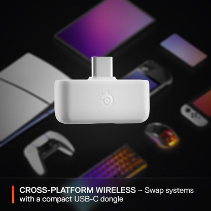 SteelSeries 61674 Arctis Nova 5P Wireless Gaming Headset - White