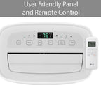 LG LP0721WSR 7000 BTU Portable Air Conditioner 300 Sq.Ft.