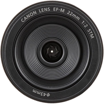 Canon 5985B002-cr EF-M 22mm f/2 STM Lens - Renewed