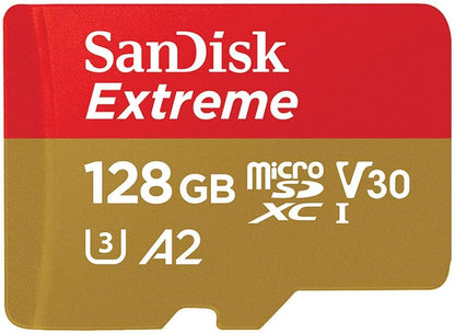 SanDisk SDSQXA1-128G-GN6MA 128GB Extreme microSDXC Memory Card