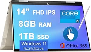 HP Pavilion X360 14 Touchscreen 2-in-1 Laptop