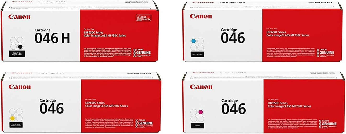 Canon 46 Toner Cartridge - High Yield Black & Color 4-Pack