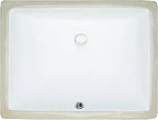 MSI 2015 White Ceramic Undermount Bathroom Sink