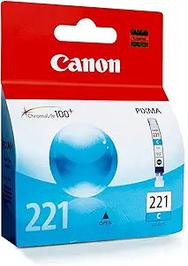 Canon CLI-221 Cyan Ink Cartridge iP4600 MP620 MX860 — main product image