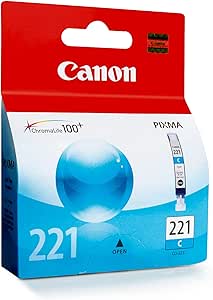 Canon 2947B001 CLI-221 CYAN Ink Cartridge