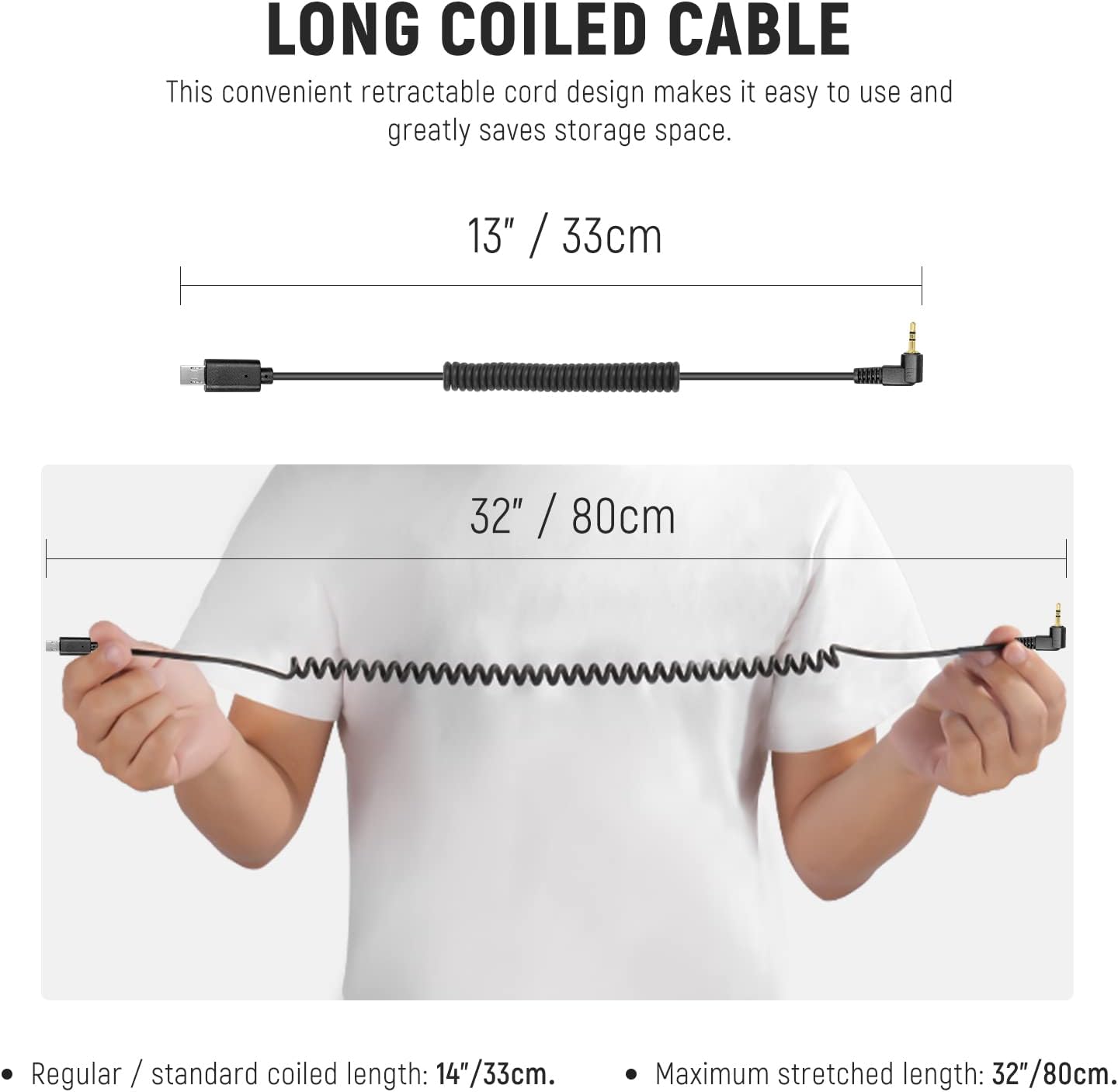 Neewer 1 2.5mm to S2 Remote Shutter Release Cable