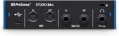 PreSonus Studio 24c-cr USB-C Audio Interface (Renewed)