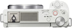 Sony ILCZV-E10/W Alpha ZV-E10 Mirrorless Vlog Camera - White