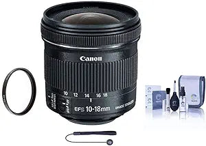Canon 10-18mm STM Wide Angle Lens Bundle
