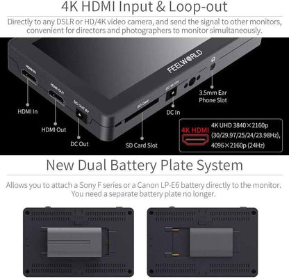 FEELWORLD F6 Plus V2 6" Touchscreen Monitor