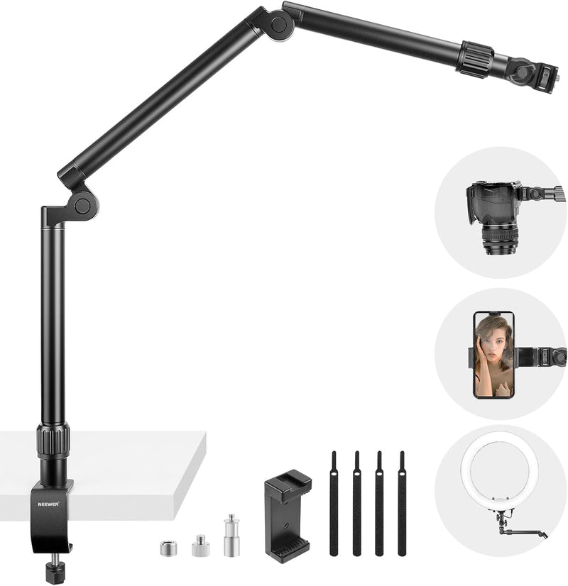Neewer 10103795 Overhead Camera Mount Stand Phone Holder — main product image