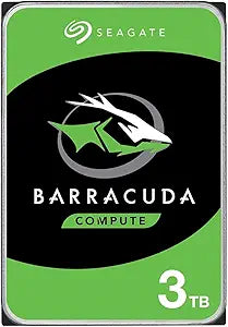 Seagate ST3000DM007 3TB Barracuda SATA Internal Hard Drive