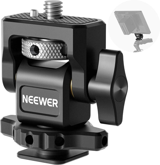Neewer MA006 Camera Monitor Mount Cold Shoe Swivel Tilt