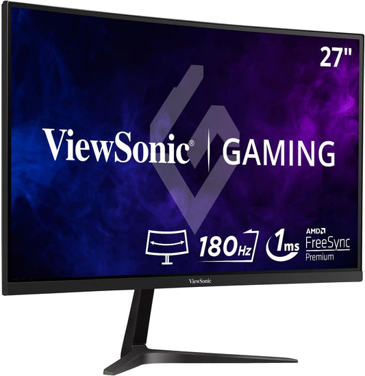 ViewSonic VX2718-2KPC-MHD 27" Curved 1440p 180Hz Gaming Monitor