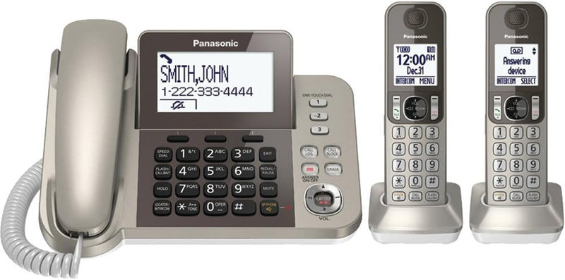 Panasonic KX-TGF352N Corded/Cordless Phone System 2 Handsets — main product image