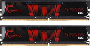 G.Skill F4-2666C19D-32GIS Aegis 32GB (2x16GB) DDR4 2666MHz Memory