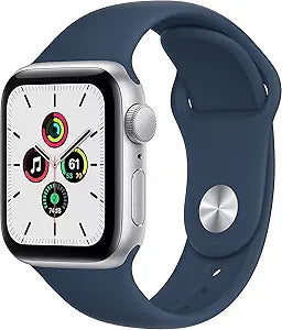 Apple Watch SE MKNY3LL/A (GPS, 40mm) Silver (Renewed Premium)