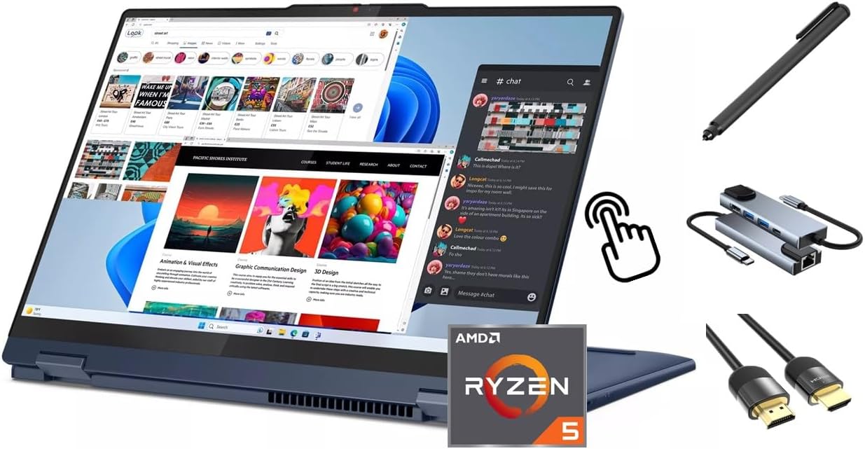 Lenovo IdeaPad 5 2-in-1 16" Laptop Ryzen 5, 16GB, 512GB SSD