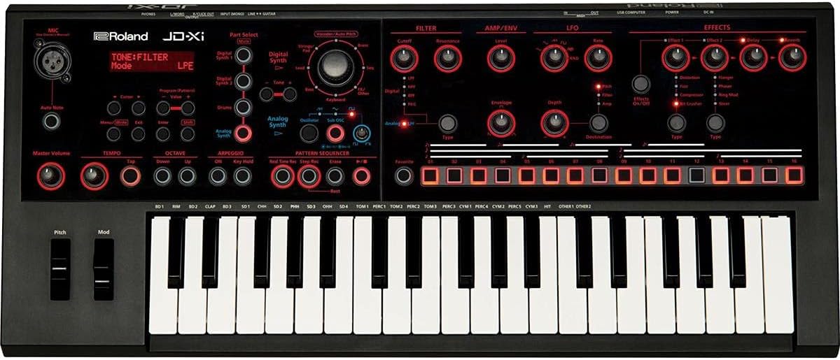 Roland JD-XI 37-Key Analog/Digital Synthesizer