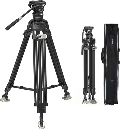 SmallRig 3989-CF-FBA-US AD-100 Carbon Fiber Video Tripod