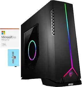 MSI AegSE10SI231-3579-108587 Gaming Desktop i5-10400F GTX 1660 Super 64GB 1TB SSD