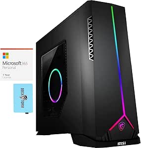 MSI AegSE10SI231-3579-226582 Gaming Desktop PC - GTX 1660 Super, 16GB, 2TB SSD + 2TB HDD