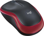 Logitech 910-003635 M185 Red Wireless Mouse