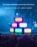 Aputure MC Pro Camera Lights RGBWW Lensed Mini LED Panel