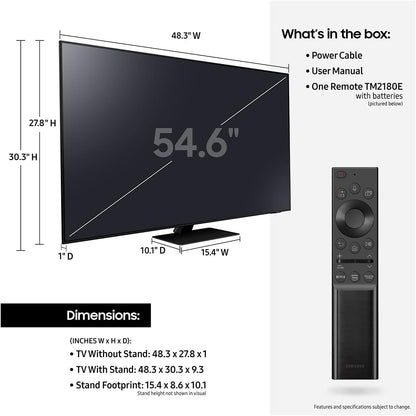 Samsung CRTE99SAMQN65QN85AA 65" Neo QLED 4K TV (Renewed) with Protection