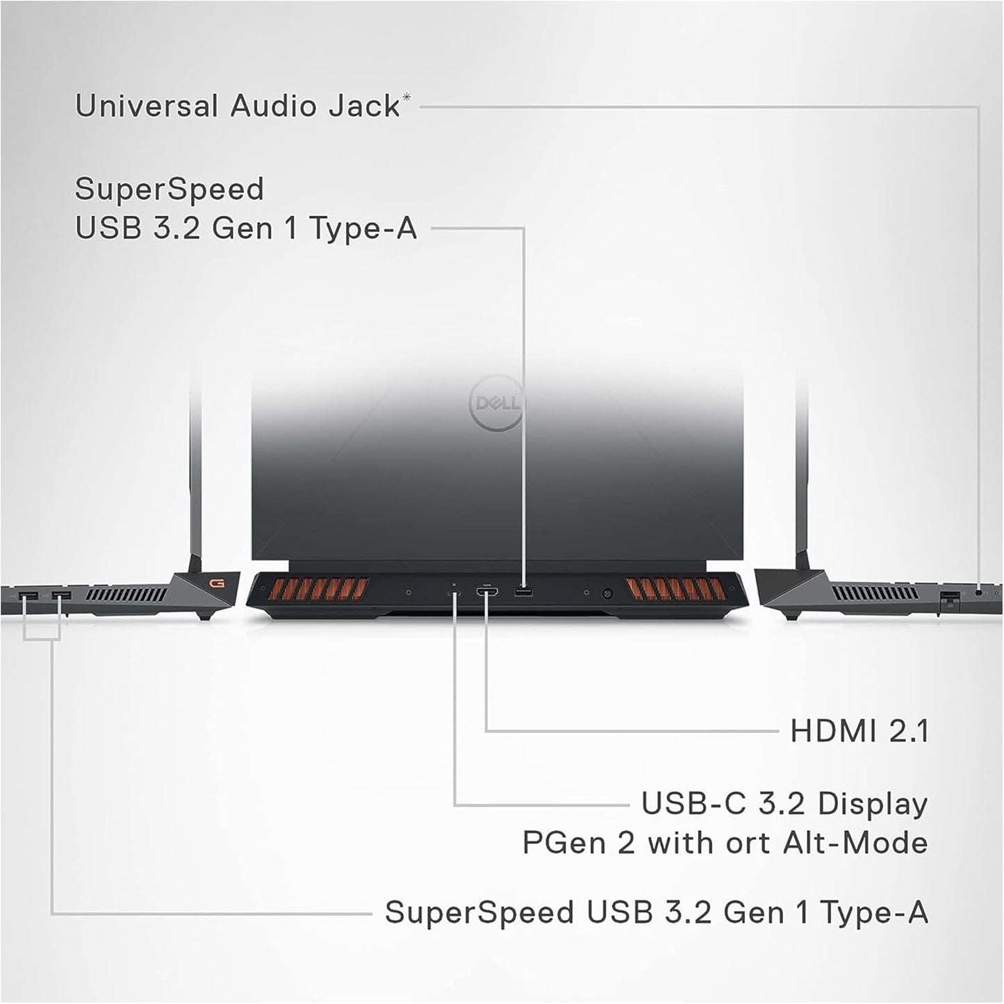 Dell TG00380-Dell G15 5530 Gaming Laptop - i7, RTX 4050, 2TB SSD