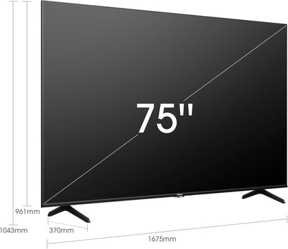 Hisense 75U6HF 75-Inch 4K ULED QLED Fire TV (2024)