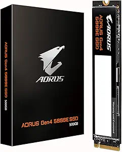 Gigabyte AG450E500G-G AORUS Gen4 500GB NVMe SSD — main product image