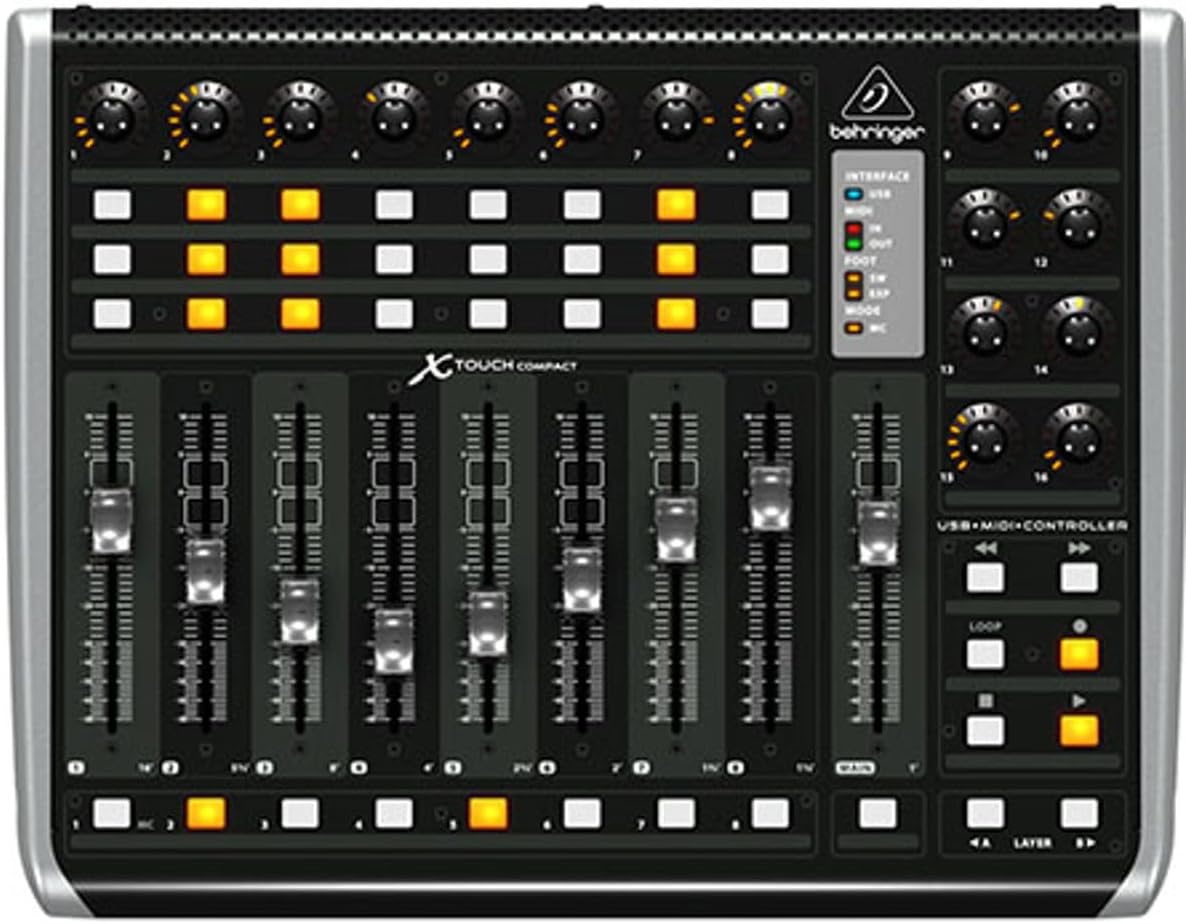 Behringer XTOUCHCOMPACT USB MIDI DAW Controller
