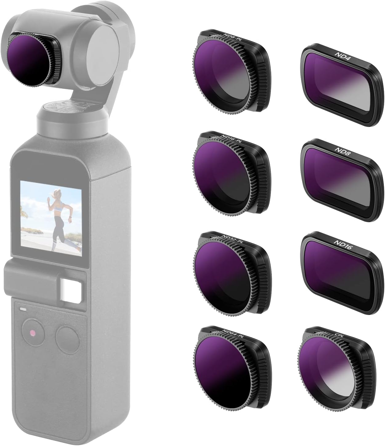 Neewer 10096091 DJI Osmo Pocket Magnetic Filter Kit
