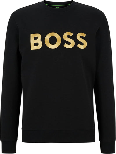 Boss Bold Logo Crewneck Sweatshirt - Men's Fashion