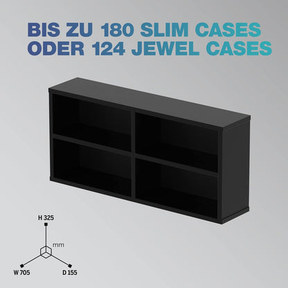 Glorious AMS-CD-BOX-180-BLK CD Box 180 Black