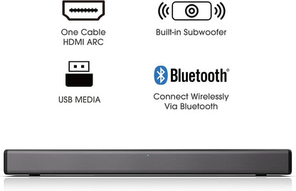 Hisense HS214 Soundbar 2.1ch Subwoofer Renewed