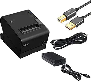 Epson TM-T88VI Black Thermal Receipt Printer USB Ethernet