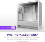 NZXT CC-H52FW-01 H5 Flow 2024 White ATX Mid-Tower Case