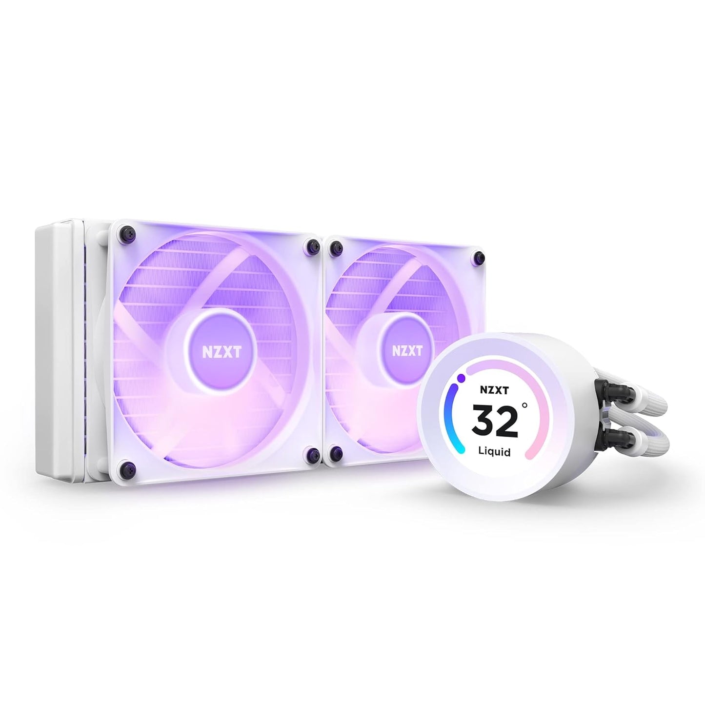 NZXT RL-KR24E-W1 Kraken Elite 240 RGB AIO CPU Cooler White