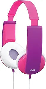 JVC HAKD6P Kidsphone Volume Limiting Headphones - Pink