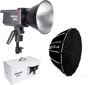 Aputure FP-AP-10060 Amaran 200x Bi-Color LED Video Light Softbox Kit