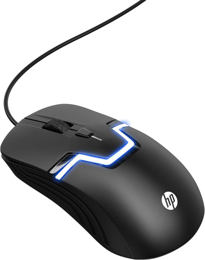 HP M160 Wired RGB Gaming Mouse Optical Sensor