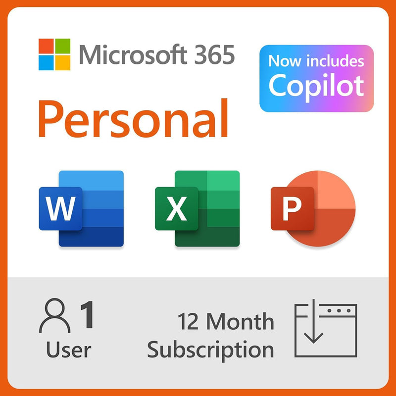 Microsoft 365 Personal 1-Year Subscription Download — main product image
