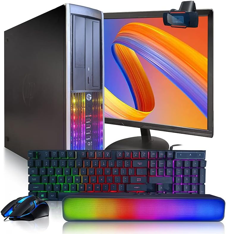 HP Elite Desktop RGB Gaming PC Bundle — main product image