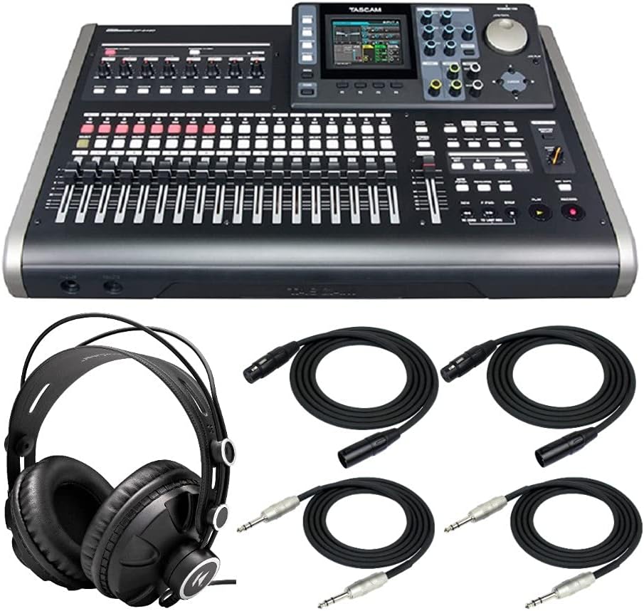 Tascam DP-24SD 24-Track Digital PortaStudio Recorder Bundle