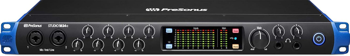 PreSonus Studio 1824C USB-C Audio MIDI Interface