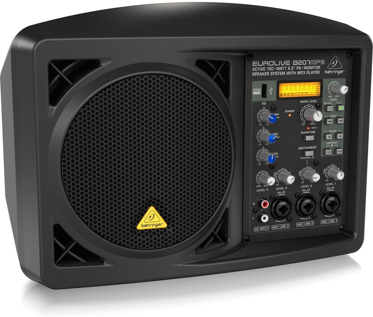 Behringer B207MP3 Eurolive 150W Active Speaker MP3