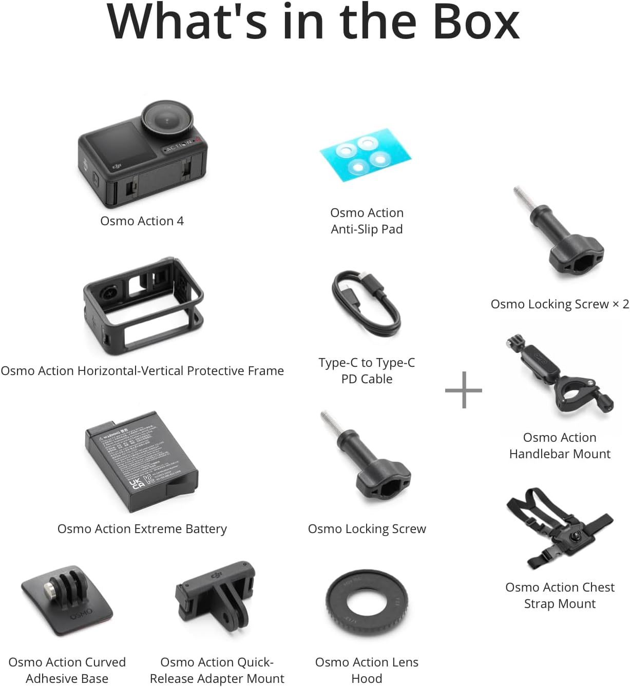 DJI CP.OS.00000328.01 Osmo Action 4 Motorcycling Combo